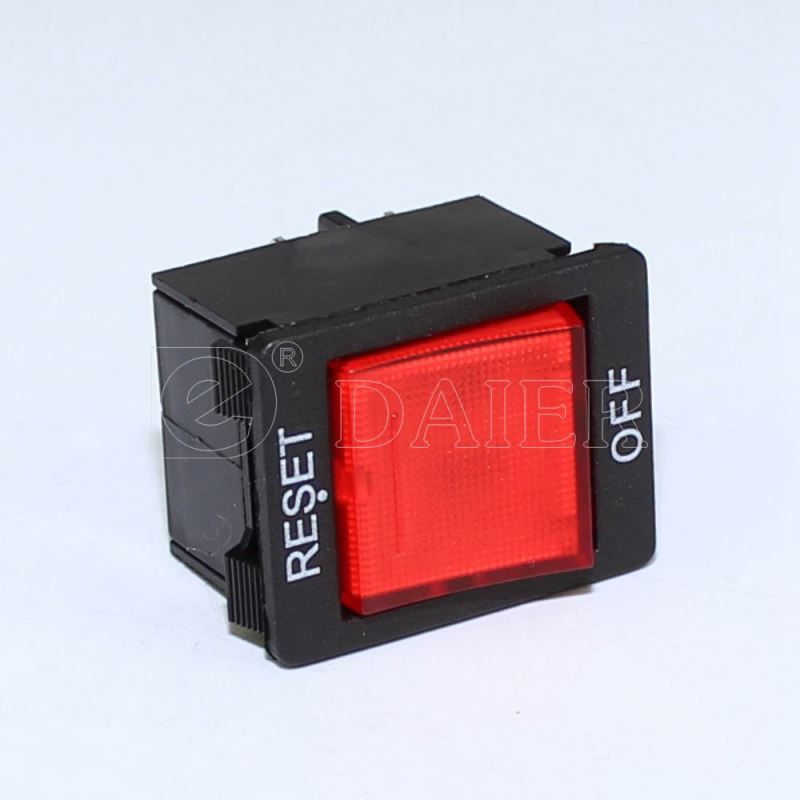 10A 32VDC 4 Pin Overload Protector Manual Reset Zhejiang Breaker