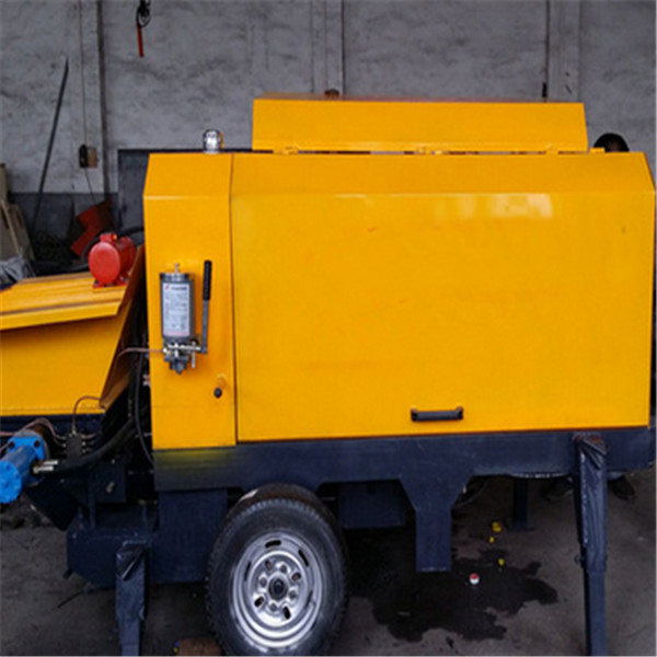 45KW diesel engine and portable concrete pump