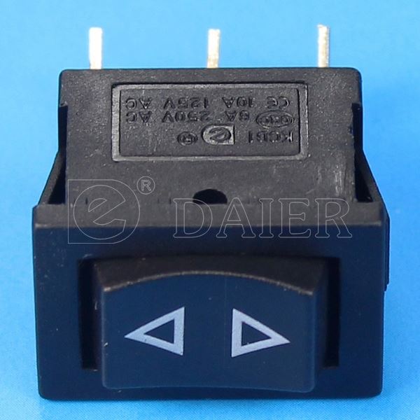 Double Reset 3 Way Rocker Switch