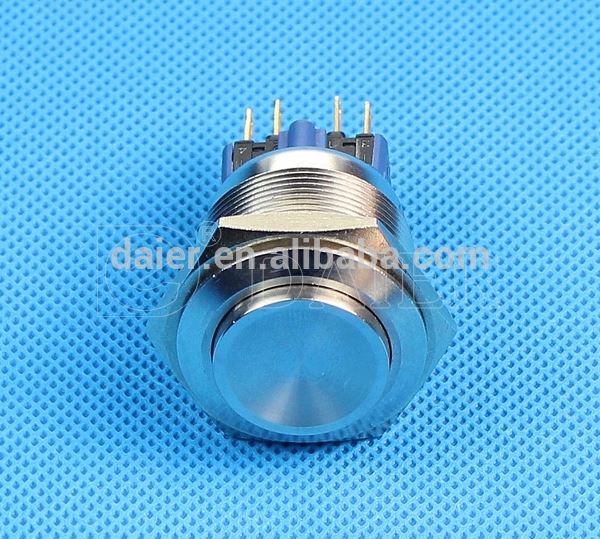 GQ25H-11 25mm metal push button switch Momentary waterproof