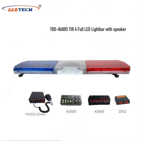 Wholesale police warning strobe lights 100w speaker led lightbar