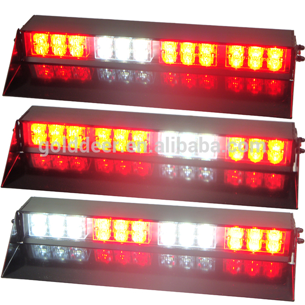 12V Waterproof Led Visor Lights Emergency Vehicles Strobe Light