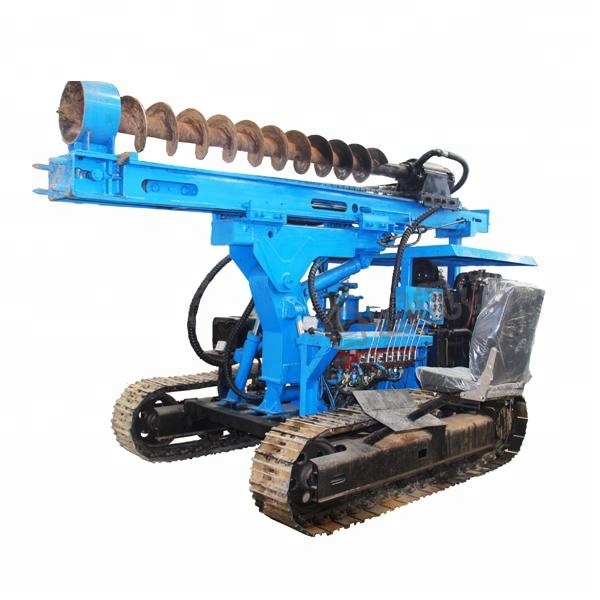 Factory price Long Auger Drill Machine/Wheeled Pile Driver/water well auger drill