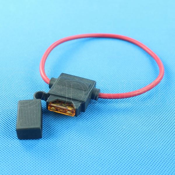 Red 10A 32VDC Water-Resistant Blade ATC Fuse Box Automotive
