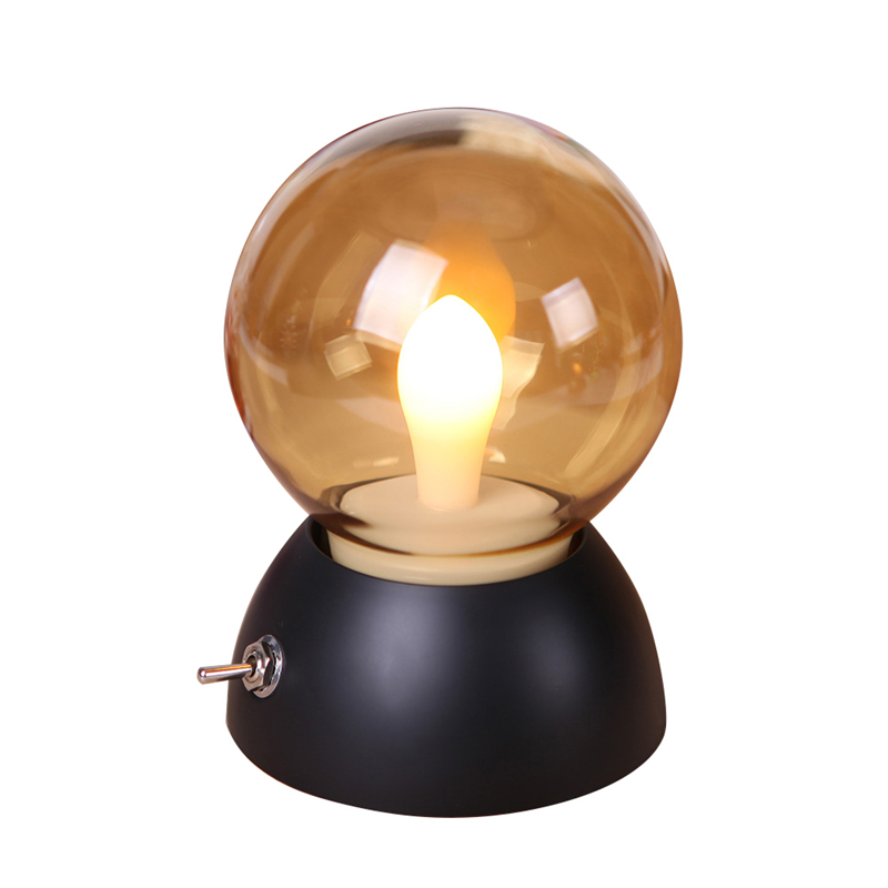 Mini Bed Lamps Vintage Bulb Night Light Retro USB Lamp Rechargeable luminaria Nightlight luces LED energy-saving Book lights