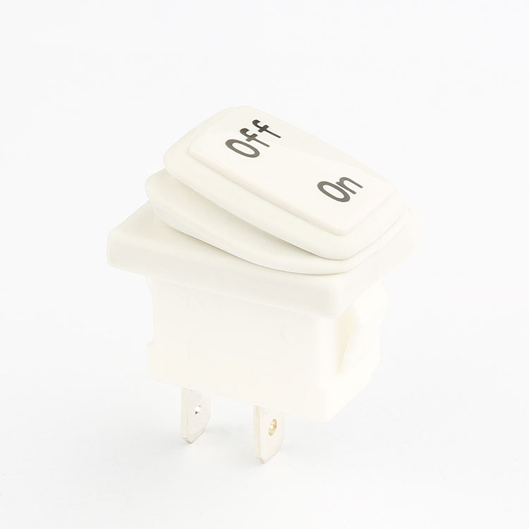 good quality 6a 250v 2 pin waterproof white on off spst rocker switch