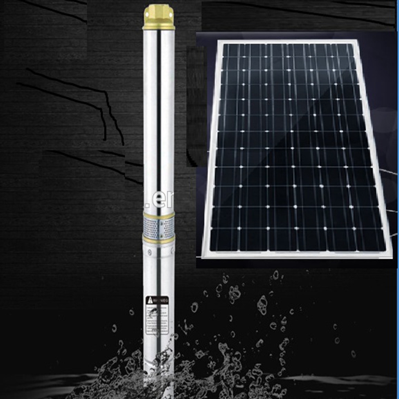 12v photovoltaic  hot water circulating solar deep well water pump
