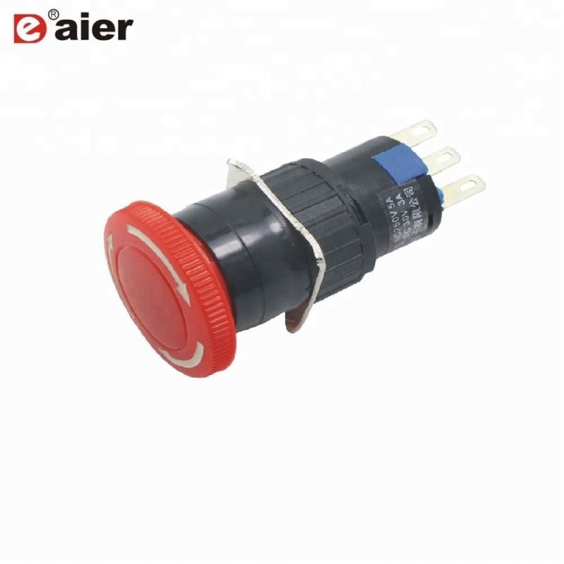 16MM 3PIN SPDT Emergency Stop Button Switch