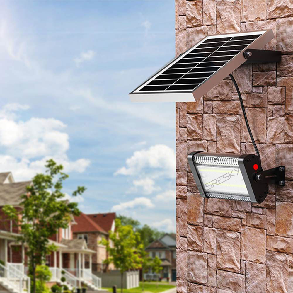 portable home solar 50W wall lamp for fence post