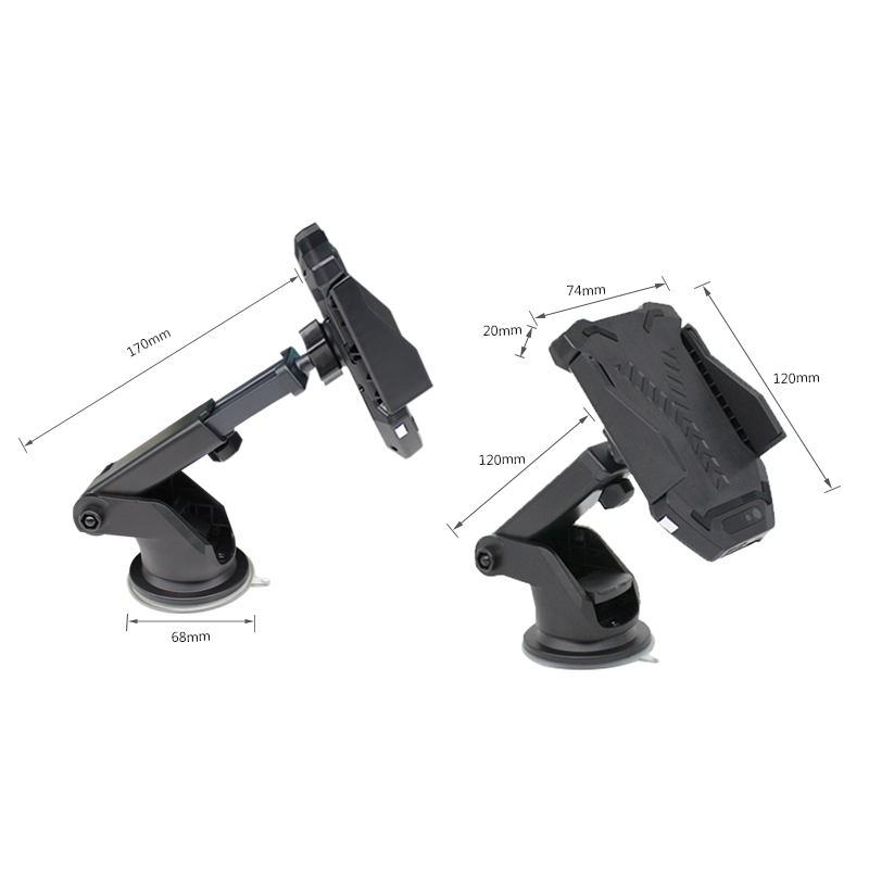 Automatic mount infrared induction wireless mobile phone charger fast charging magnetic wireless car charger