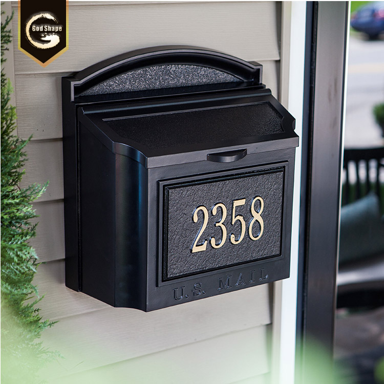 GS Customized Best selling products in america us mailbox building home residencial wall mounted mailbox