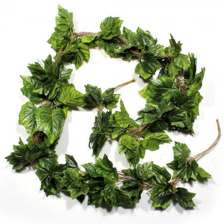 5pcs Artificial Grape Leaf Vines Garland Plants Home Decoration Garden