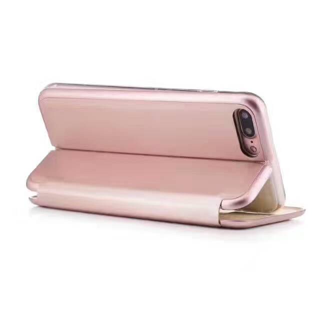 Luxury Leather Flip Folio Shell Case for apple iPhone 5 6 6plus 7 7plus Window Flip with stands Case for apple iphoen 5 6 6plus