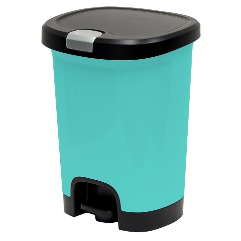 23L Small Office Kitchen Bathroom Square Swing Top Metal Stainless Steel  Touch-Free Sensor Automatic Stainless-Steel Trash Can
