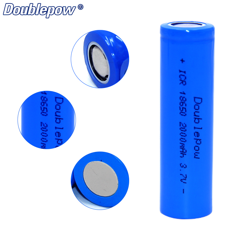 High discharge rate 5c 10A 2000mah current 3.7v 7.4wh li ion 18650 battery for electric bicycle