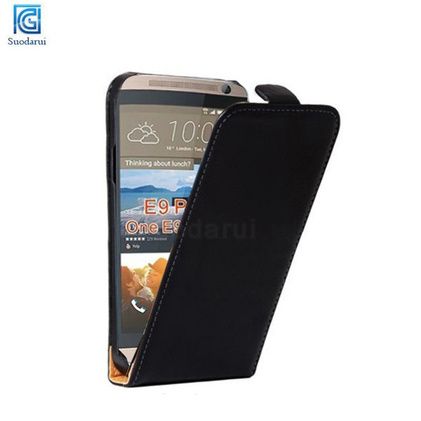 Online sales Leather Flip Leather case for HTC One E9 Plus 5.5'' phone cover