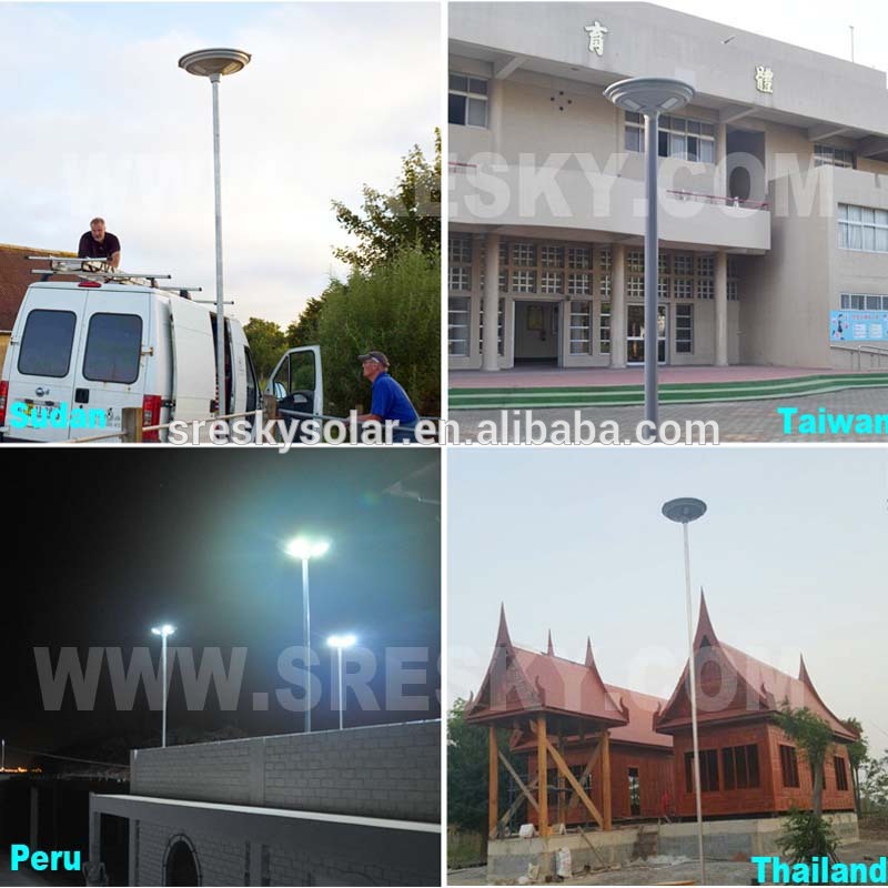 all in one solar outdoor led street light pole supplier