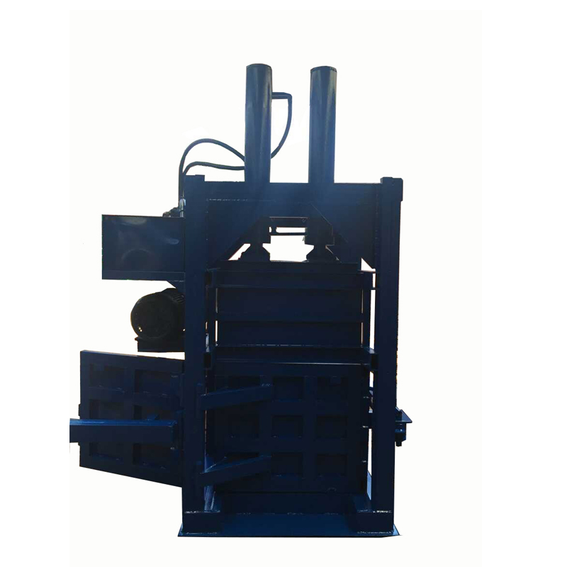 Double chamber rice straw baling machine