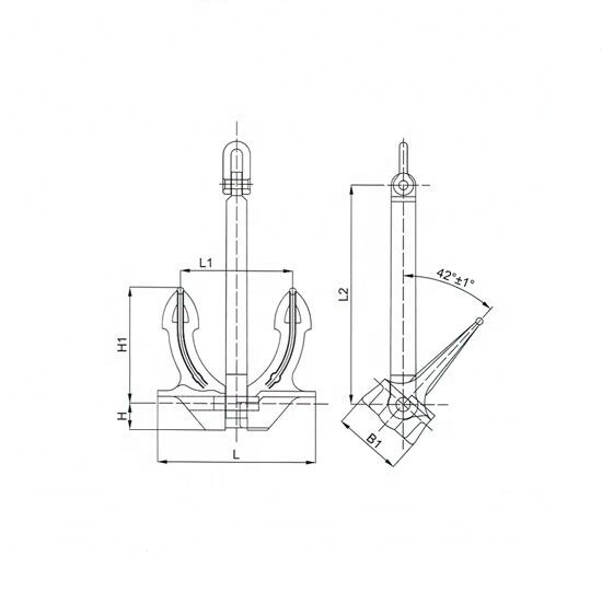 JV-11 Marine ship anchor type Japan stockless anchor