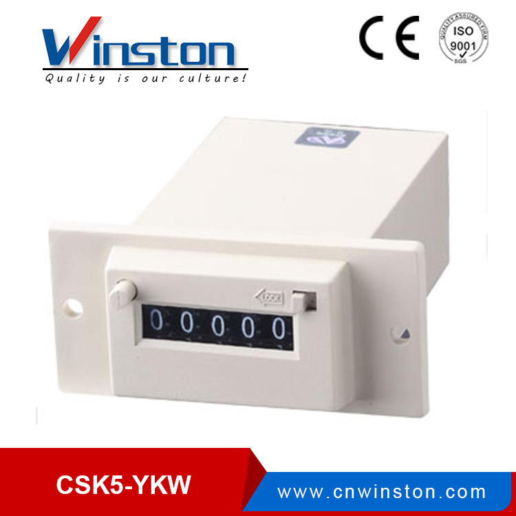 Winston CSK5 Series LED DC 12V 24V Industrial Timer Accumulator Meter Cable Counter