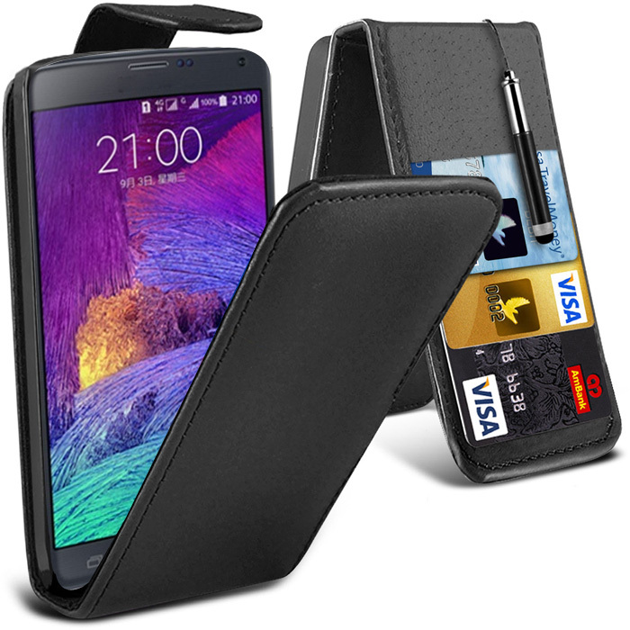 Hot Selling For Samsung Galaxy note 4 Flip Leather Cover Case