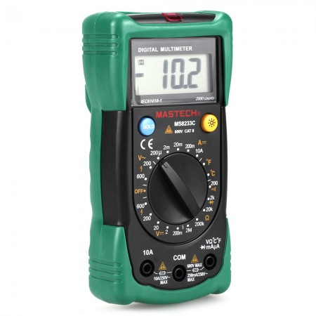 MASTECH AC/DC LCD Digital Multimeter Electric Tester Current Meter Ammeter MS8233C