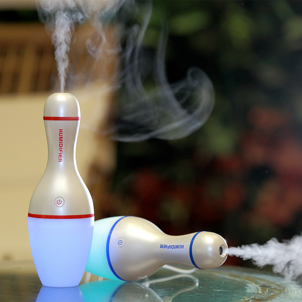 new design bowling shape car air humidifier with aroma diffuser wholesaler