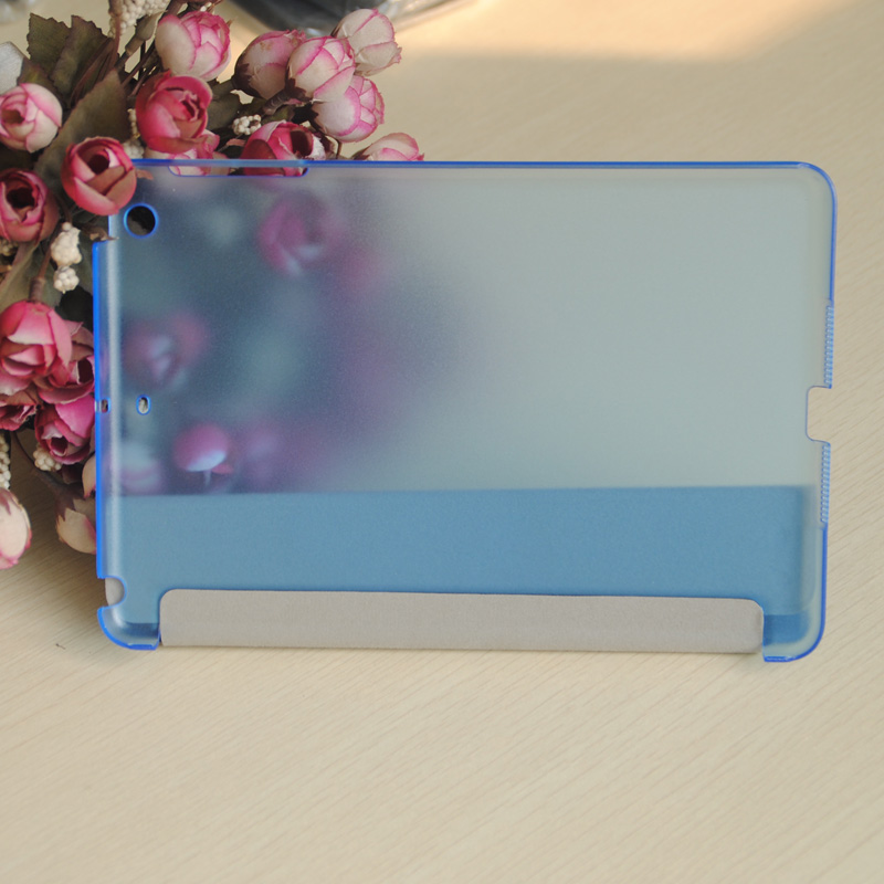 Navy blue Smart sleep case for ipad mini Air 5 6 Pro flip stand leather case with Back cover