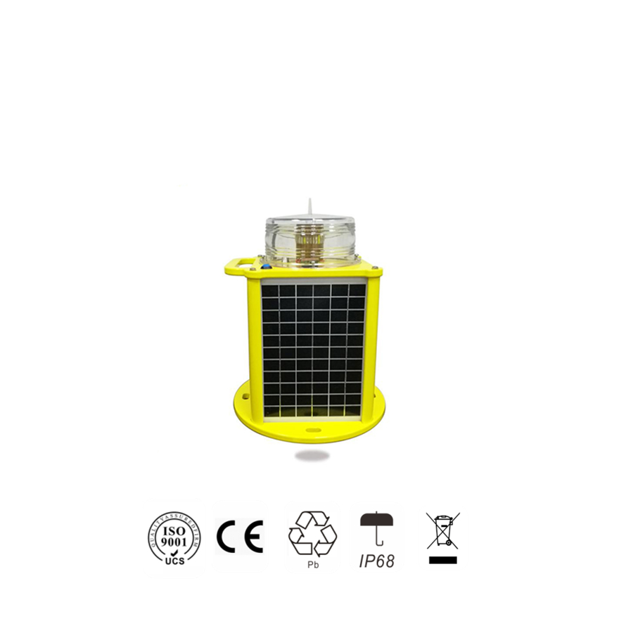 JV-LS-C-6-1 4nm solar powered navigation light with self-contained rechargeable navigation light