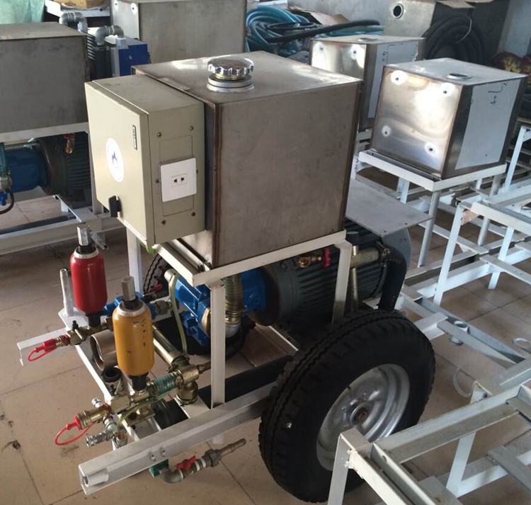 hydraulic rock drill drilling frame for the mining bolt-holes