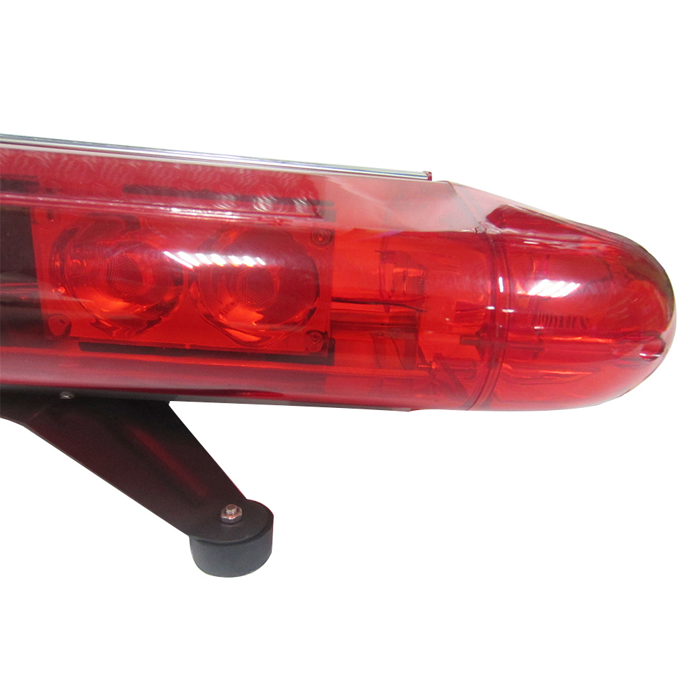 police car led warning light bar, 100 watt speaker, red blue led warning lightbar