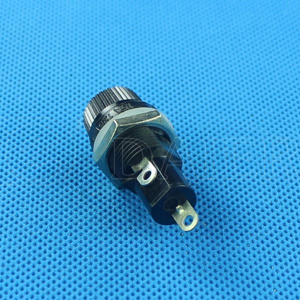 13MM 10A 2 Pin Mini Plastic 5x20 FS Fuse Holder With Solder Terminal