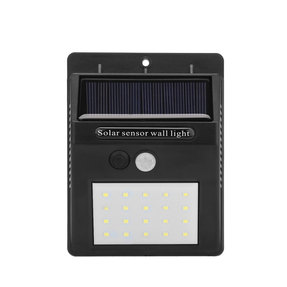 LED Solar Lamp PIR Motion Sensor Energy Saving Outdoor Wall Lamp Garden Street Security Solar Light Waterproof