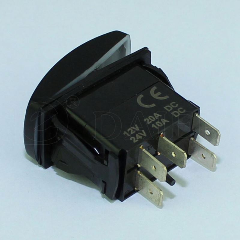 SPST ON Momentary OFF 2 Position Carling Lighted Rocker Switch