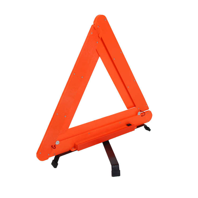 top selling aluminum sign battery cone rubber weight warning light traffic triangle