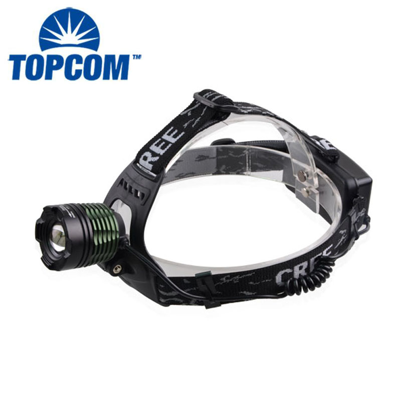 Aluminum adjustable head lamp high power recharge headlamp