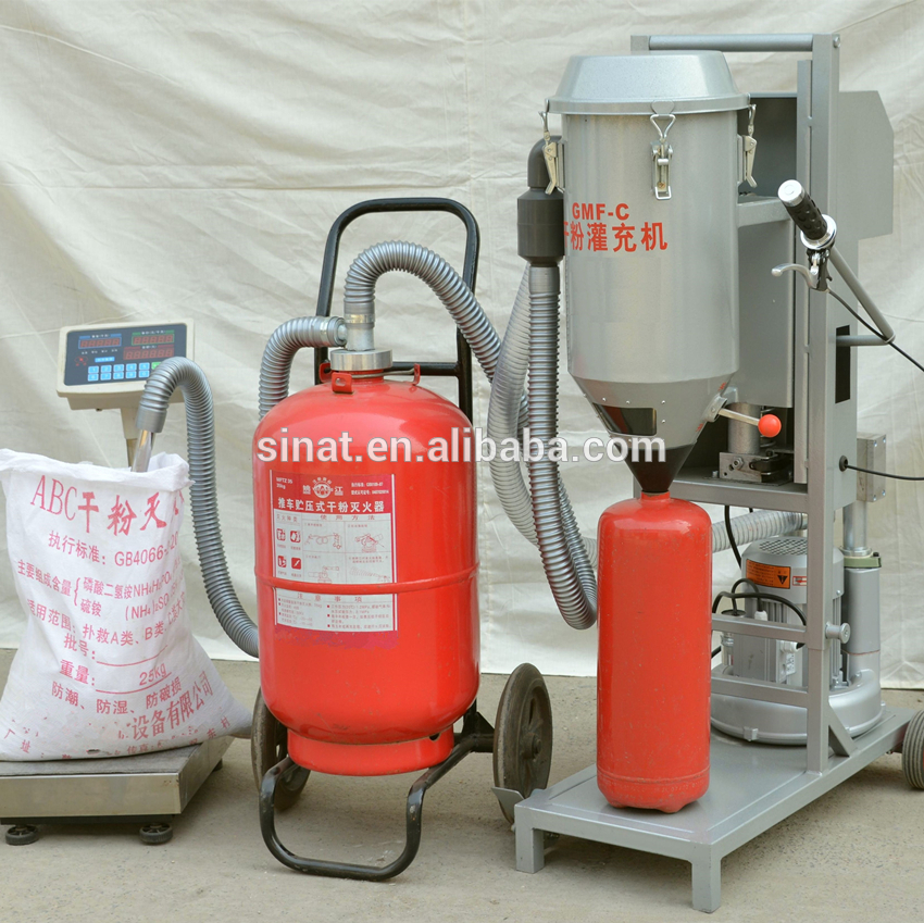 Abc powder filling machine for fire extinguisher