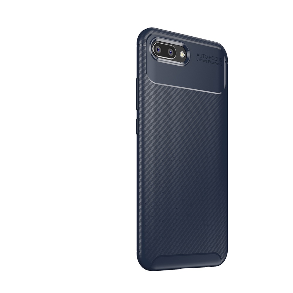 Carbon Fiber 360 Protective phone case For Huawei honor 10 TPU Silicone back cover case