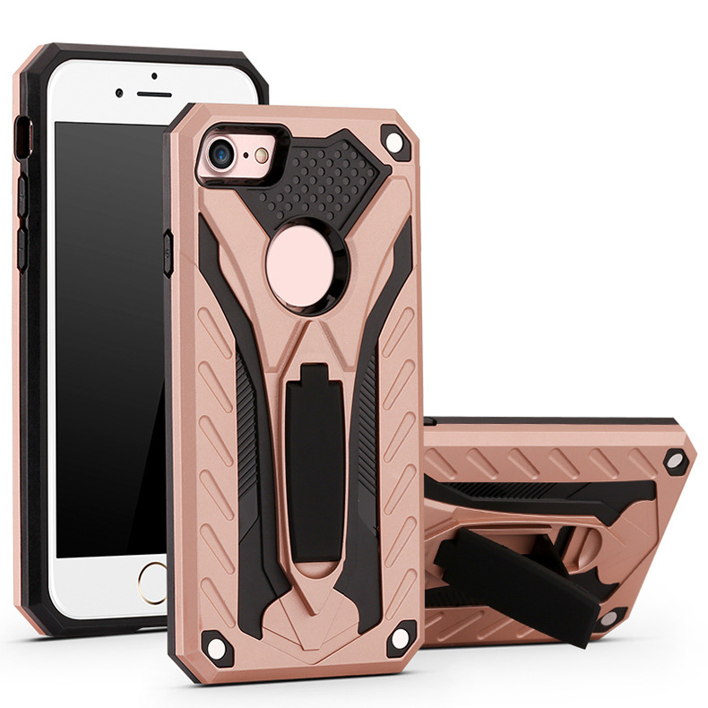 shockproof hybrid knight case cover armor Slim Armor TPU+PC phone case for iphone 7 7plus