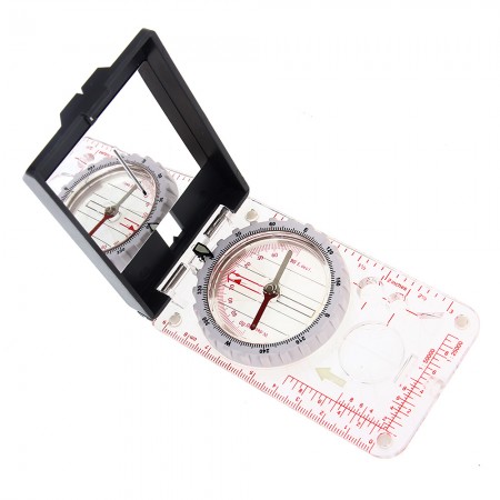 Outdoor Portable Compass Ruler for Camping Hiking Orienteering Sports Navigation