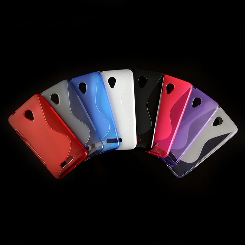 For Micromax Canvas Doodle 4 Q391 S-line Tpu soft gel case Colorful phone covers