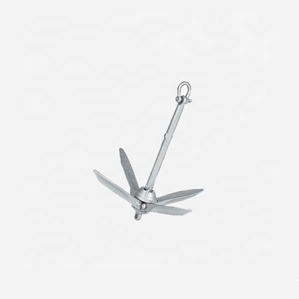 boat anchor grapnel folding yacht anchor fluke anchor