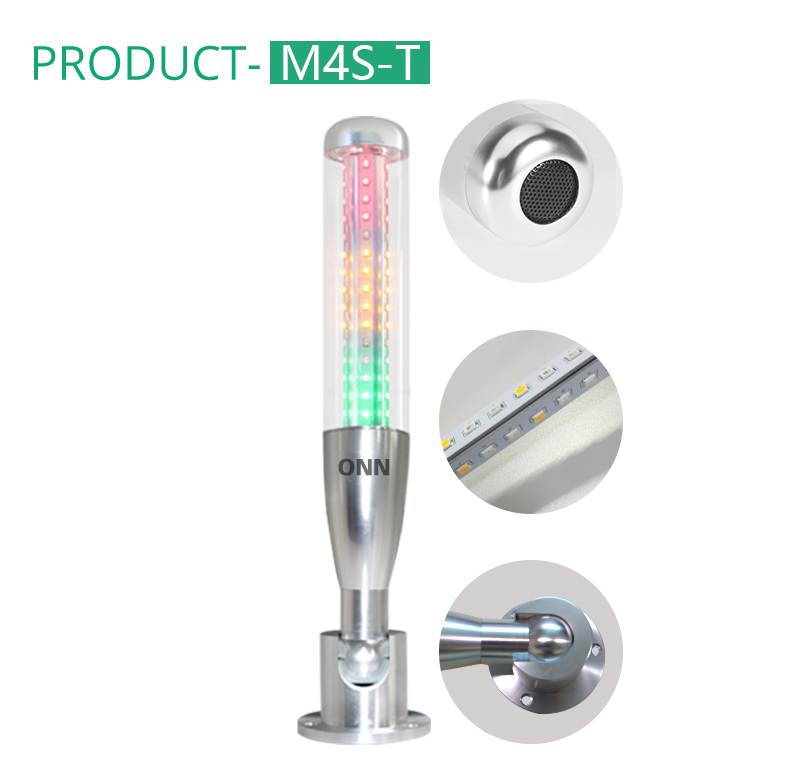 M4S-T  Tri-color Led Signal Tower Light for CNC Machine