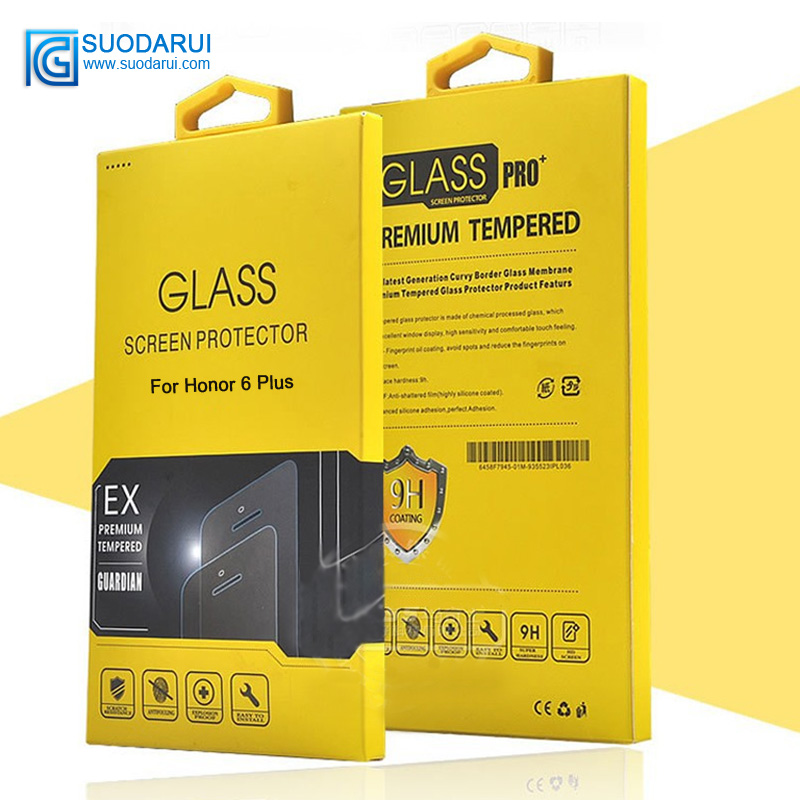 0.26mm 2.5D Tempered Glass Screen protector for Huawei Honor 6 plus screen glass