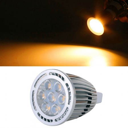 MR16 7*3030SMD 7W 550-720LM 6000-6500K/2800-3200K White/Warm White Light LED Spot Light Bulbs (AC/DC 12V)