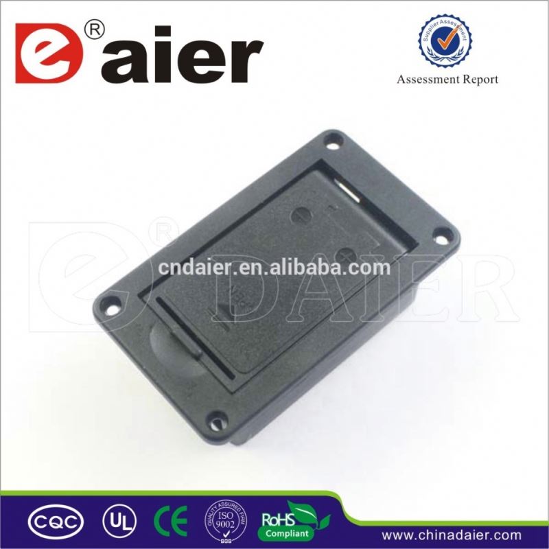 9V Battery connector with Sliding Cover 9V plastic Battery holder