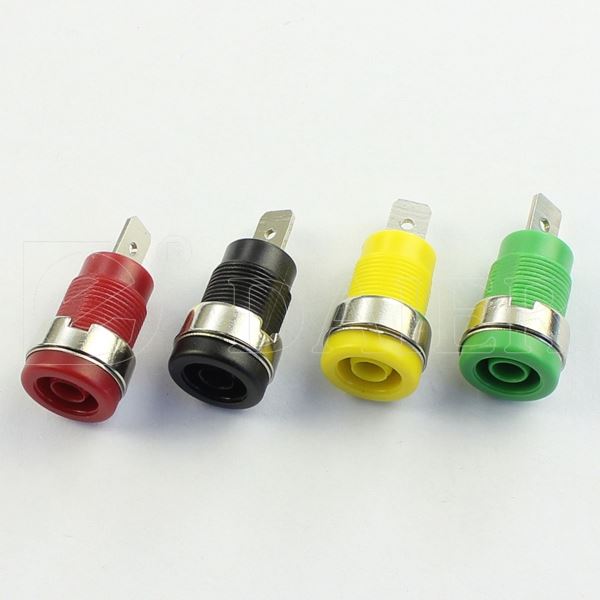Colorful Banana Connector 4MM Female Banana Jack Socket Plug