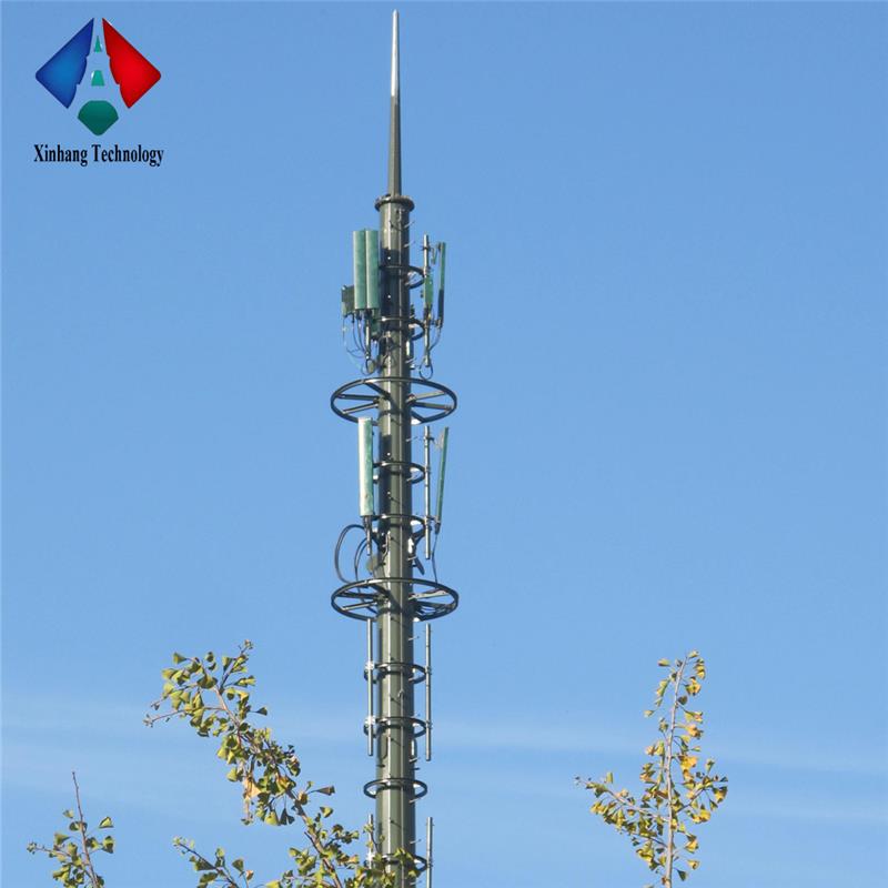 cell phone gsm steel telecommunication factory price 30 meter communication tower go pro monopole