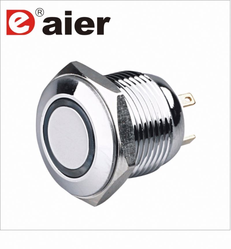 16mm Anti-vandal Momentary LED Pushbutton Switch