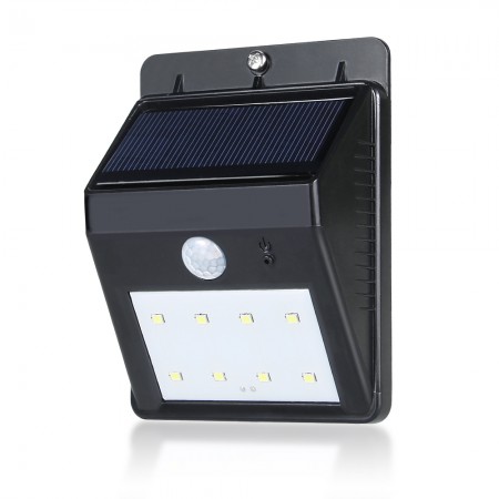 (8 Bright Nodes) LED Solar Lights, marsboy 3-in-1 Wireless Waterproof Security Light
